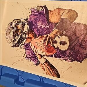12"x18" canvas poster Lamar Jackson